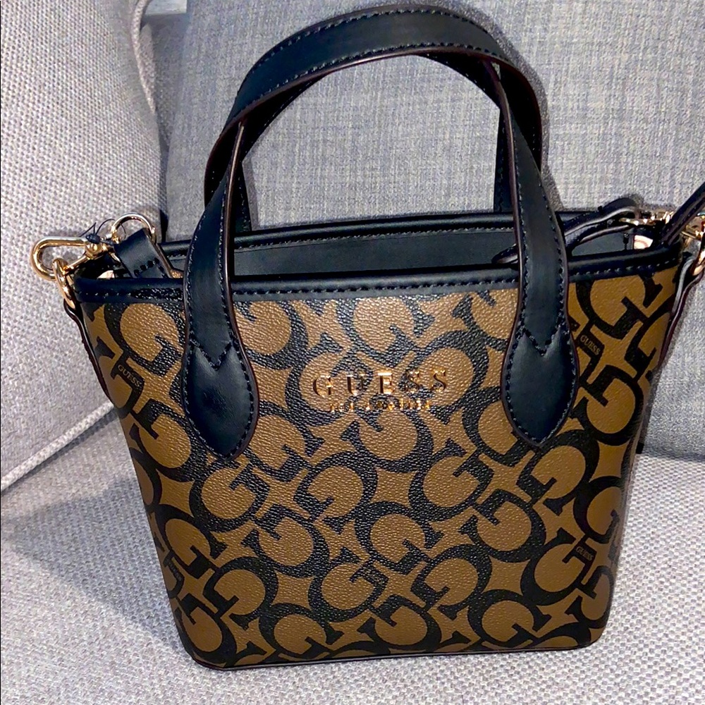 GUESS Black and Brown Women's Bag